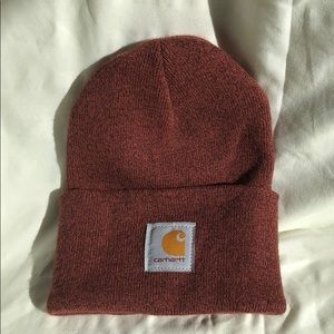 Acrylic Watch Hat - Henna/Dark Cedar